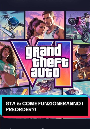 GTA 6: COME FUNZIONERANNO I PREORDER?! #gta6 #gta #ps5 #preorder #rockstargames