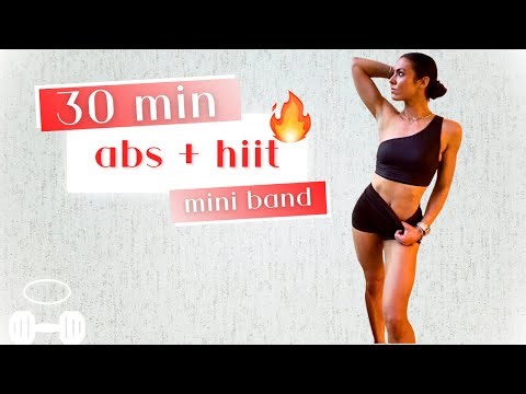 30 MINS ABS + HIIT WORKOUT | travel-friendly core sculpt | band only
