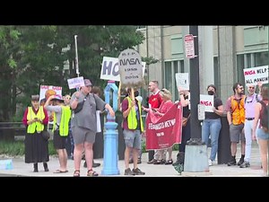 Protests held outside of NASA headquarters in DC