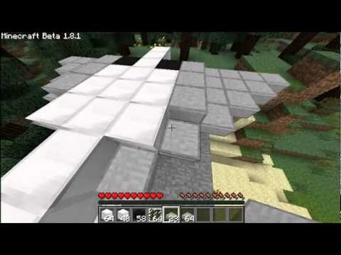 How to make a jet plane in Minecraft