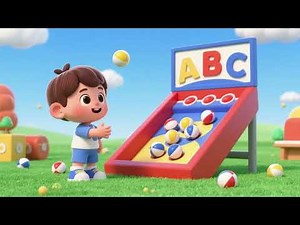 ABC Ball Toss Game | Learn Letters with Fun Tossing Game for Kids