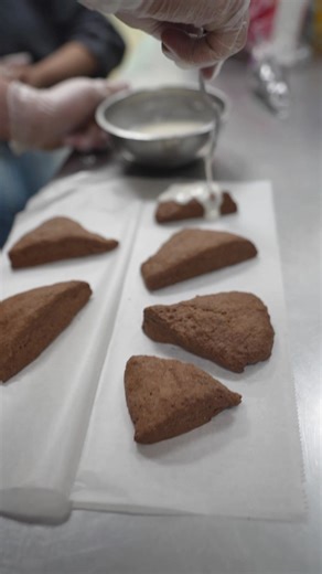 Making S’mores Scones! @therollingsconesbakery #scones #bakery #dessert Comment your favorite small business, and maybe you'll see a video with them in the future! Business Address: University Plaza, 154 Cherry St, Kent, OH 44240