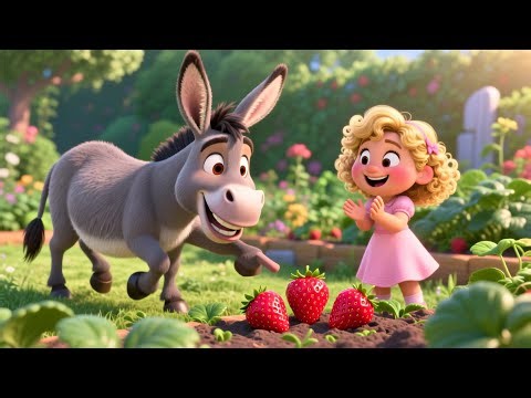 Donkey’s 123 Garden Hop 🐴🌸 | Learn Numbers for Kids | Fun Counting Adventure
