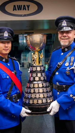 The Mann Cup was in good hands today as the @wlabellies welcomed the @sixnationschiefs to Queen’s Park Arena. This tournament promises to be epic. Go Bellies go! #NewWest #manncup2023 #newwestminster #lacrosse #lacrossecanada @lacrossecanada @wlalacrosse @chiefhyland | New Westminster Police
