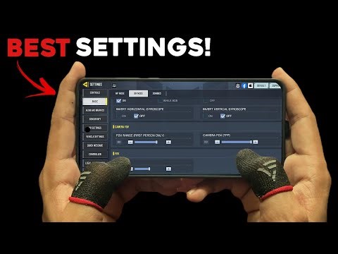 Best Basic Settings and Graphics Settings for COD Mobile Battle Royale + 120 FPS HANDCAM Gameplay