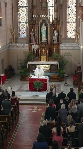 Wedding Ceremony Priest's Prayer in Church