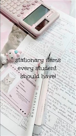 MUST HAVE STATIONERY 🩷🌷#aesthetic #stationery