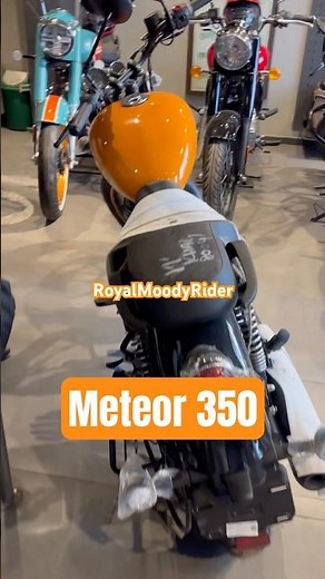 New Royal Enfield Meteor 350 Firewall Orange #royalenfield #ytshorts #shorts