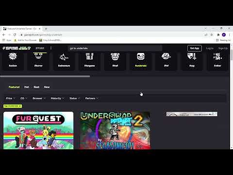 HOW TO DOWNLOAD UNDERTALE AU FANGAMES