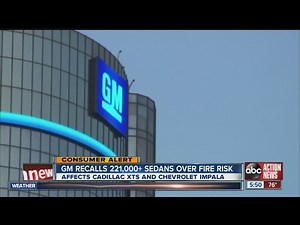 GM recalls 221,558 Cadillac XTS, Chevrolet Impala sedans for fire risk