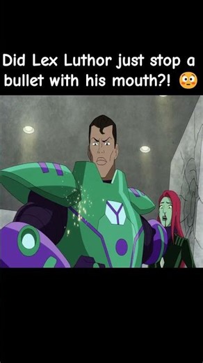 Did Lex Luthor just stop a bullet with his mouth #youtubeshorts #shorts #batman #superman #dccomics