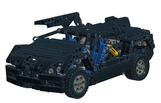 LEGO MOC-2184 Mini muscle car (Technic 2012)