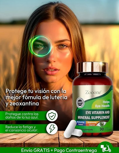 ¿Muchas horas frente a pantallas? Zooone Eye te ayuda a apoyar la comodidad y claridad visual con luteína, vitaminas C/E, zinc y cobre. | Drop Factory