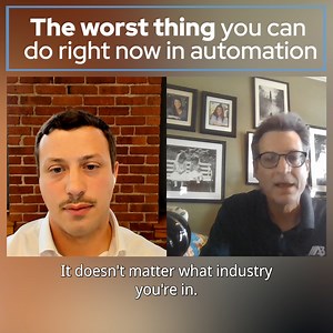 Good 🆚 bad advice in automation Jeff Burnstein joined us on our podcast, ReAutomated, and we had a chat about both good and bad advice when it comes to handling automation. Jeff Burnstein is handing out free automation advice in episode 2 of our podcast, ReAutomated: 💬 Start with an easy problem. 💬 Get comfortable with the technology. 💬 Do not postpone automation – start now. Want to hear the whole podcast? Listen and subscribe here 👇 Apple: http://urrobots.com/i6I Spotify: http://urrobots.
