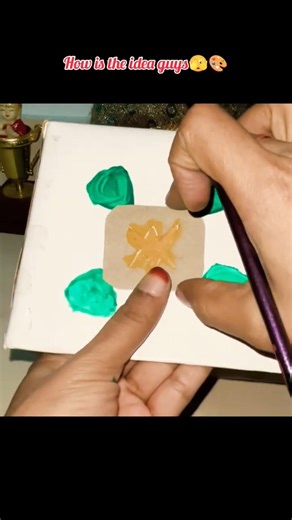 I Made My Own Stencils Out Of Paper