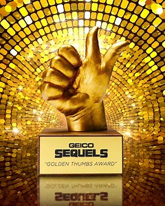 51K views · 80 reactions | It's the moment we've been waiting for! The votes are in and the winner of the #GEICOsequels Golden Thumbs Award is ... | GEICO | Facebook