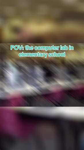 Nostalgic Memory of Elementary School Computer Labs