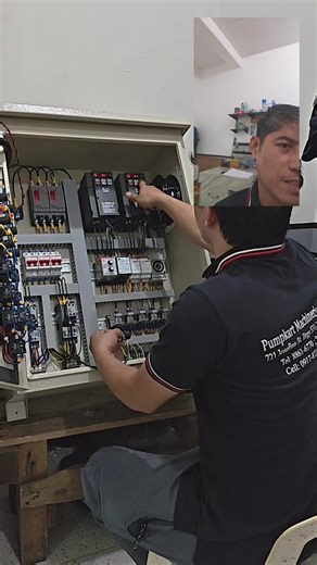 #Simulation Testing Duplex type CPS Booster Pump Controller 2 VFD Alternate Simul 100% Tested #higlightsシ゚ #buhayelectrician #BuhayTechnician #followerseveryonehighlights #thankyouforyoursupport ☝🫰❤ | Motor Control Design And Assembly