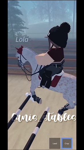 Lola and I Slayed Today in Roblox Roleplay at Lanis Stables!