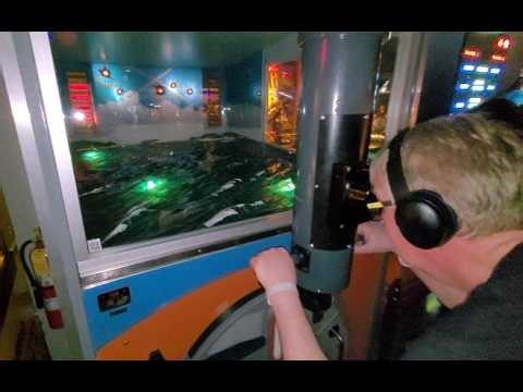 Massive 1966 Sega Periscope Arcade game. Firing Torpedo's is fun!