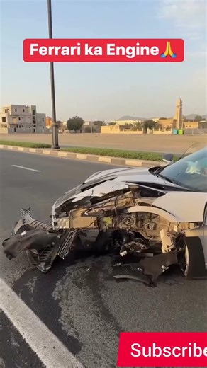 Ferrari Build Quality #shorts #ytshorts #viral #car #ferrari #accident #carshorts #trending #short