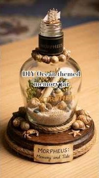 DIY Ocean themed memory jar 🫙🏝️ #ytshorts #diy #artist