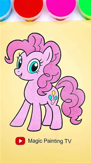 Pinkie Pie🦄💖My Little Pony #trending #cartoon #forkids #shortfeed #mylittlepony #magicpaintingtv