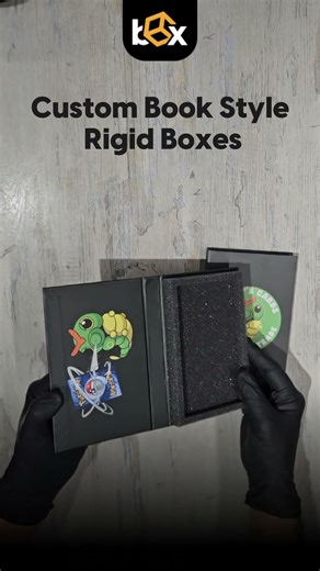 custom book style rigid box #luxurypackaging #boxagency #rigidboxes #customboxes