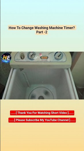 How to change washing machine timer? #youtubeshorts #shorts #washingmachine #washingmachinetimer