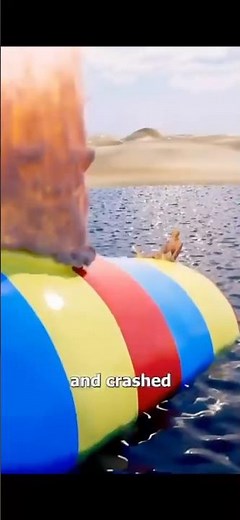 Luftkissen vs. Meteorit 😳☄️ #fashionbrand #experiment #meteor #glaube #fashion