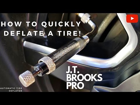 How to Quickly Deflate a Tire!