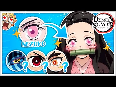 GUESS THE EYES OF DEMON SLAYER 💙 Kimetsu no Yaiba/Demon Slayer CHALLENGE - ANIME TEST / MOVIE