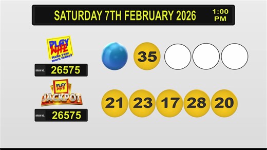 Here's a recap of today's draws : | TTT Live Online