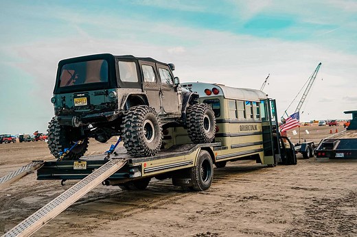 531K views · 8.2K reactions | The Ultimate Toy Hauler Ep 1 | Jeeper Converts School Bus Into Camper Toy Hauler | OFF ROAD N CHILL | Facebook
