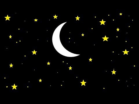 Night sky drawing on a computer | scenery drawing | MS Paint tutorial beautiful moonlight scenery