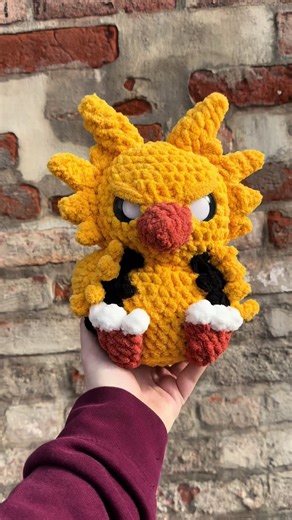 This has been in my head nonstop since I first heard it and I need an entire album of these backing vocals like yesterday🤌🏻 Anywho my Chibi Legendary Birds pattern releases tomorrow at 10am EST💙 #chibipokemon #pokemonpattern #kawaiiamigurumi #crochetaddict #pokemonamigurumi