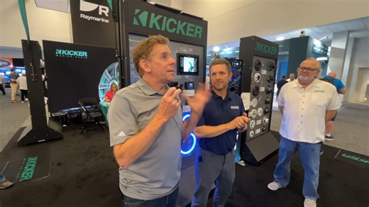 Sponsored: At the 2026 Miami Boat Show, Kicker unveiled a remarkable new lighting system controller that delivers 300 watts of power and can control all of your boat's lighting - and audio- from a single controller. It pairs seamlessly with Kicker's luxurious M-Class line of speakers, amplifiers and subwoofers. Check out their latest here. | Power & Motoryacht Magazine