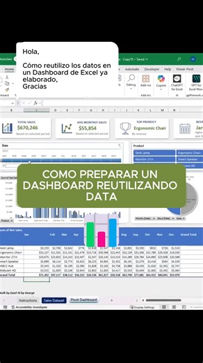 Power Excel Lab on Instagram: "¿Quieres crear dashboards dinámicos que IMPRESIONEN a tu jefe? 🚀 Aquí te muestro cómo construyo un reporte de ventas profesional desde cero. 💡 ¿Te gustaría dominar esto? Mi curso "𝗔𝘂𝘁𝗼𝗺𝗮𝘁𝗶𝘇𝗮 𝘁𝘂 𝗧𝗿𝗮𝗯𝗮𝗷𝗼 𝗰𝗼𝗻 𝗗𝗮𝘀𝗵𝗯𝗼𝗮𝗿𝗱𝘀 𝘆 𝗞𝗣𝗜s" te enseña desde cero hasta nivel PRO. ¡Lleva tus reportes al SIGUIENTE NIVEL! 🔗 (Link en bio) . 𝗧𝗿𝗮𝗻𝘀𝗳𝗼𝗿𝗺𝗮 𝗲𝗹 𝗰𝗮𝗼𝘀 𝗲𝗻 𝘂𝗻 𝗰𝗮𝗺𝗶𝗻𝗼 𝗰𝗹𝗮𝗿𝗼 𝘆 𝗲𝗳𝗶𝗰𝗶𝗲𝗻𝘁𝗲. 🚀 Elabora Dashbo