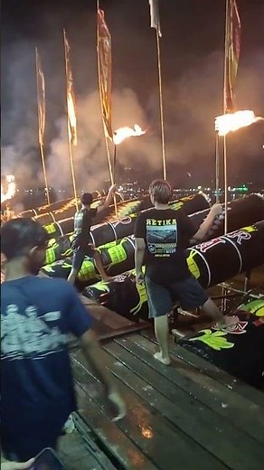 Meriam karbit Tradisi Melayu Pontianak di malam idul Fitri