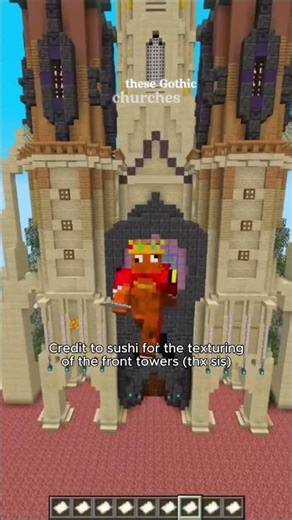 Gothic Churches #minecraft #bdoubleo100 #history