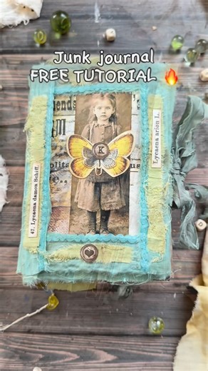 Handmade journals/Assemblages/Workshops on Instagram: "Hi everyone, quick reminder about junk journal FREE on-line course for you. Still on my YT 🔥 This is 7 parts, i.e. over 4 hours of creating with me in real time. All on my YouTube channel!! Each part of the course includes a short description and the most important tips. So, enjoy😀 But!! If you would like to create exactly this journal you can simply purchase this kit and create easily with me this unique, full of pockets and envelopes jun