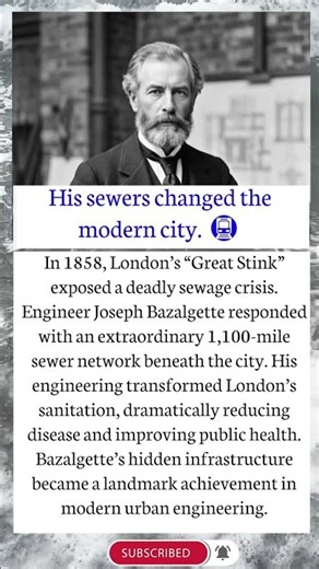 The Engineer Who Saved London From a Deadly Sewage Crisis 🇺🇸 #americanhistory #history #usahistory