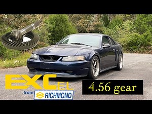 Mustang gt gets 4.56 gears and wow what a difference!