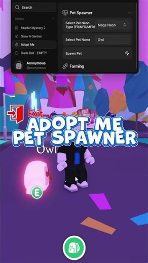 🪄 DARK SPAWNER 🪄 Adopt Me Pet Spawner Method