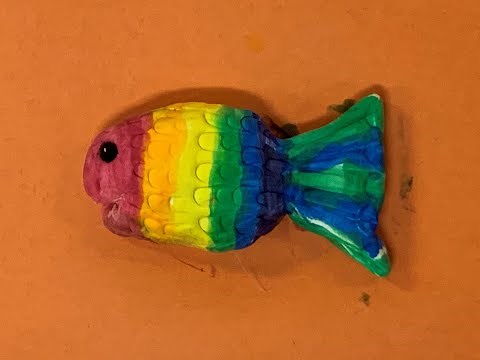 Model Magic Texture Fish