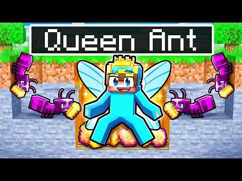 Playing as a QUEEN ANT in Minecraft!