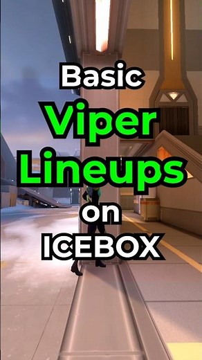 Viper Icebox Lineups You Main Must Know 🐍❄️ #valorant #viper #icebox #lineups #viperlineups #guide