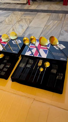 26K views · 264 reactions | Imported New Model 28pcs Cutlery Set #fyp #tableware #cutlery | Warsak Imported Collection | Facebook