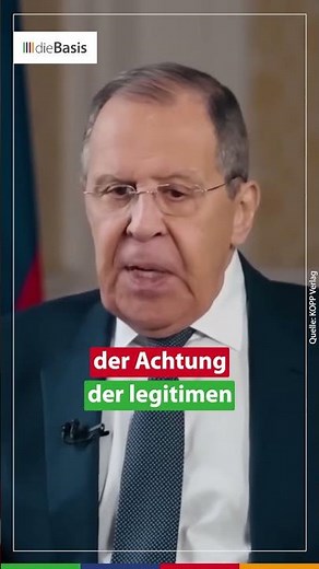 Sergej Lawrow | Audiatur et altera pars | dieBasis 2024