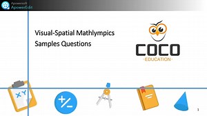 Visual Spatial Mathlympics_Sample Questions